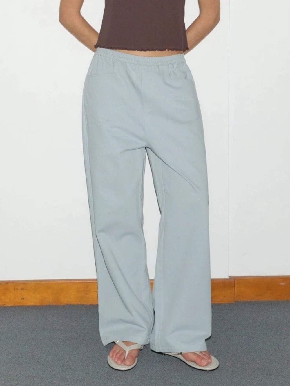 Deiji Studios  Blue Square Pocket Pant SIZE Medium